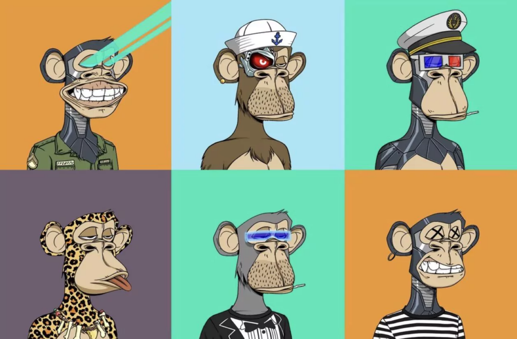 NFT-изображение обезьян