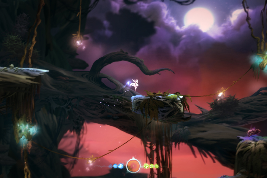 Скрин из игры Ori and the Blind Forest